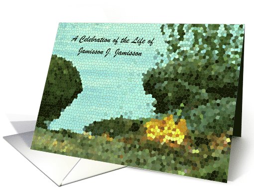 Celebration of Life Invitation Memorial Service Custom... (1024563)