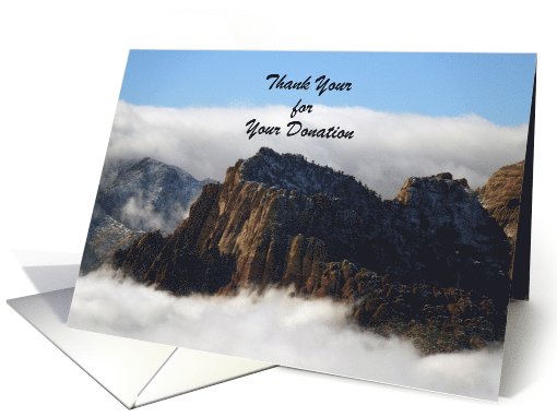 Thank You for Donation, Nestled in the Clouds,... (1025349)