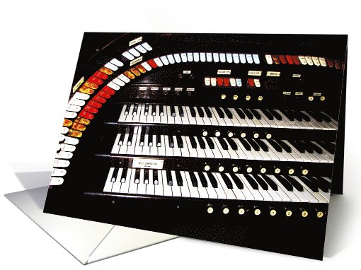 Any Occasion, Blank, Ancient Organ, Musical Instrument card (1033733)