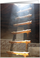 Kiva Ladder, Blank, Anasazi, Native American card