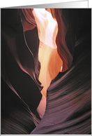 Antelope Canyon, Blank, Abstract card