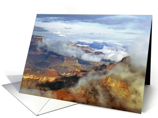 Canyon Clouds, Grand Canyon, Blank Note card (1035261)