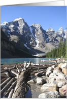 Any Occasion, Blank Note Card, Driftwood and Glaciers card