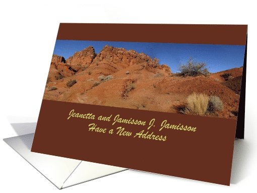 We've Moved to Nevada, Personalize card (1037429)