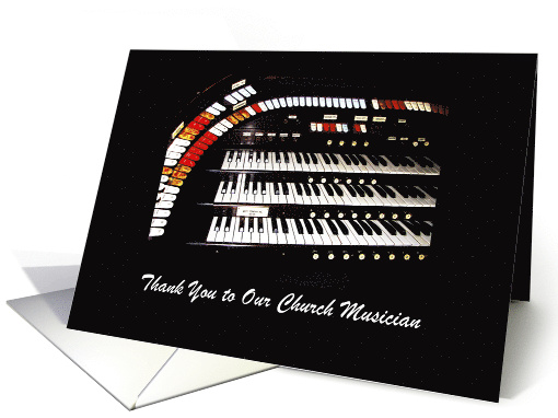 Thank You to Our Church Musician card (1046451)