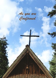 Confirmation, General, Rustic Old Church, Custom Text