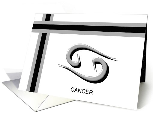 Cancer Zodiac Happy Birthday card (1027799)