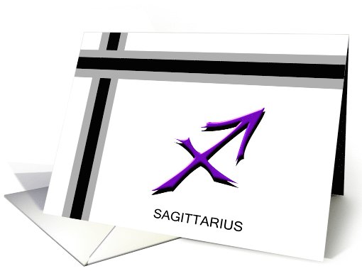 Sagittarius Zodiac Happy Birthday card (1027825)