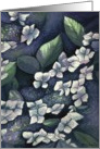 Hydrangea Watercolor Blank Note Card (Fully Customizable) card