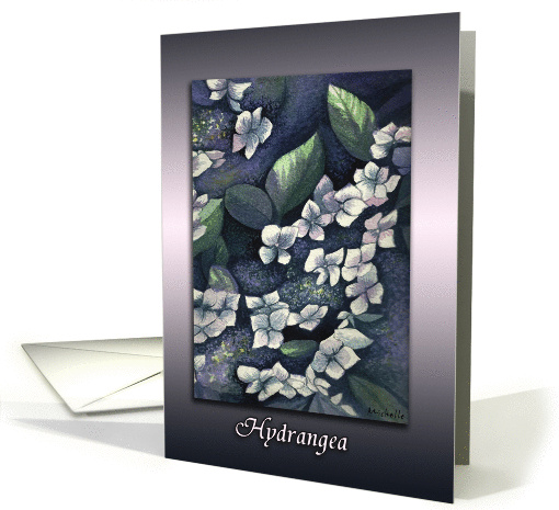 Hydrangeas Blank Note card (1069577)