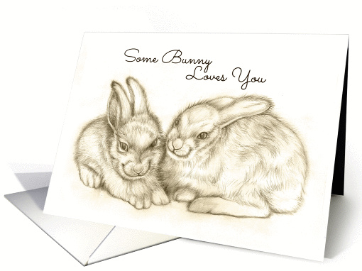 Some Bunny Loves You Birthday card (1079120)