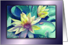 Waterlily Blank Note Card