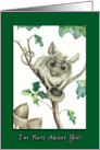 I’m Nuts About You Mouse With Acorns card