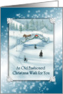 An Old Fashioned Christmas Wish For You card