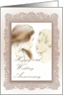 Ornate Vintage Our Love is Forever 29th Wedding Anniversary Card