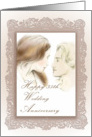 Ornate Vintage Our Love is Forever 35th Wedding Anniversary Card