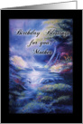 Birthday Blessings Peaceful River for Mother Card