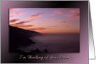 I’m Thinking of You, Sunrise over the Ocean for Mom Card