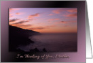 I’m Thinking of You, Sunrise over the Ocean for Mother Card