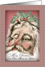 Vintage Santa Our Home to Yours Christmas Card