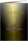 He is Risen! Easter Blessings from Our Home to Yours card