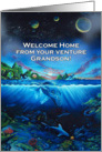 Welcome Home from study abroad to Grandson card