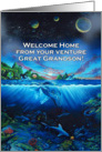 Welcome Home from study abroad to Great Grandson card