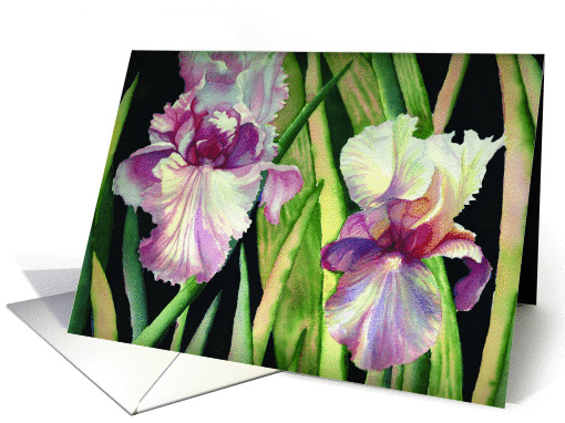 Thank You for All that You Do, Irises in the Sunshine card (1028821)