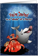You’re Invited to a Whale of a Party! card