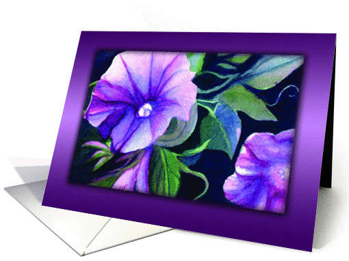 Happy Birthday in September, Morning Glory card (1062869)