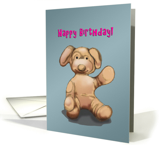 Puppy Hi! Happy Birthday Card for Her card (1122686)