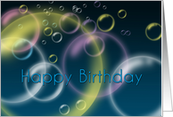 He Works So Hard, Take a Break Bubbles for Him Birthday Card