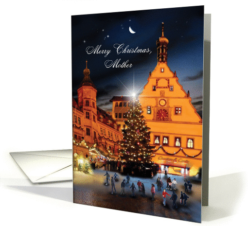 Chocolate and Candy Nostalgic, Merry Christmas to Mother card