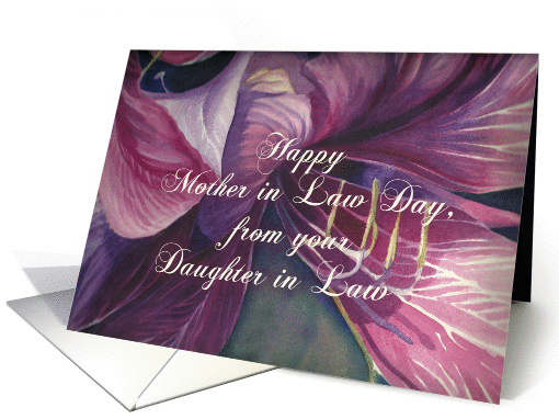 Happy Mother-in-Law Day Bauhinia from Daughter-in-Law card (1176148)