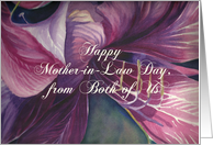 Happy Mother-in-Law Day Bauhinia from Both of Us Card