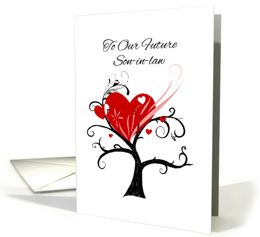 Valentine Heart Tree to our Future Son-in-law card (1210716)