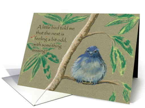 A Little Bird Told Me Empty Nest for Siblings card (1268058)