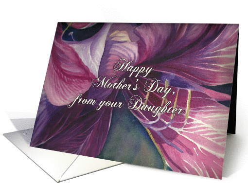 Purple Orchid for Mom on Mother's Day from Daughter card (1273906)