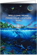 Welcome Home from study abroad to Son card