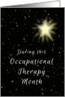 Occupational Therapy Month Reach for the Stars Thank you card