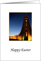Easter blessing from the church card