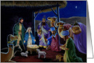 Christian Nativity Christmas Card
