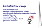 UnValentine’s Day - a (funny) Valentine Poem card