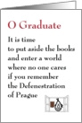 O Graduate - a quirky graduation poem card