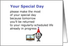 Your Special Day - a funny birthday poem from all of us card