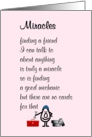 Miracles - a funny Thinking of You poem card