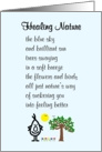 Healing Nature - a funny get well poem card