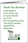 Thank You Business - a funny thank you poem card