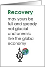 Recovery - A Funny Wishing You The Best With Your New Knee Poem card