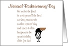 National Basketweaving Day, A Funny Happy Birthday Poem card